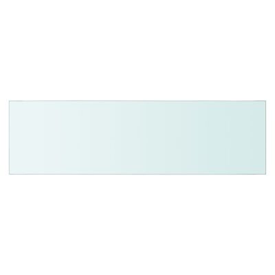 vidaXL Panneau pour étagère Verre transparent 70 x 20 cm