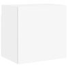 vidaXL Meuble TV mural blanc 40,5x30x40 cm bois d'ing&eacute;nierie