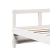 vidaXL Lit de jour avec matelas blanc 90x190 cm bois de pin massif