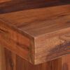 vidaXL Table &agrave; manger 120x120x77 cm bois d'acacia massif