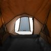 vidaXL Tente de camping à dôme 2 personnes gris et orange imperméable