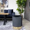 House Nordic Pouf Myla Noir