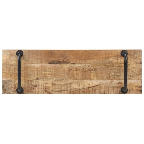 vidaXL Banc 110 cm Bois de manguier brut
