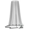 vidaXL Moustiquaire pour parasol 220 maille noir &Phi;300x230 cm