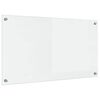 vidaXL Cr&eacute;dence de cuisine Transparent 90 x 50 cm verre tremp&eacute;