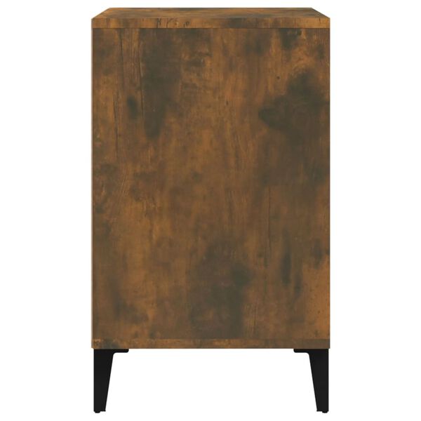 vidaXL Armoire &agrave; chaussures Ch&ecirc;ne fum&eacute; 102x36x60 cm Bois d'ing&eacute;nierie