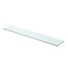 vidaXL Panneau d&rsquo;&eacute;tag&egrave;re Verre transparent 90 x 15 cm