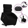 vidaXL Fauteuil de massage inclinable Noir Tissu