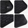 vidaXL Tapis de voiture 4 pcs Noir TPE