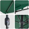 vidaXL Parasol de jardin Vert 385 x 209 x 244 cm tissu
