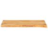 vidaXL Dessus de table &agrave; bord vivant 90x30x2,5 cm bois massif manguier