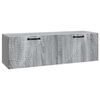 vidaXL Meuble TV mural Sonoma gris 98 x 31 x 30 cm Bois d'ing&eacute;nierie