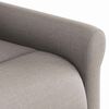vidaXL Fauteuil inclinable taupe tissu