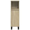 vidaXL Armoire salle de bain chêne sonoma 30x30x100 cm