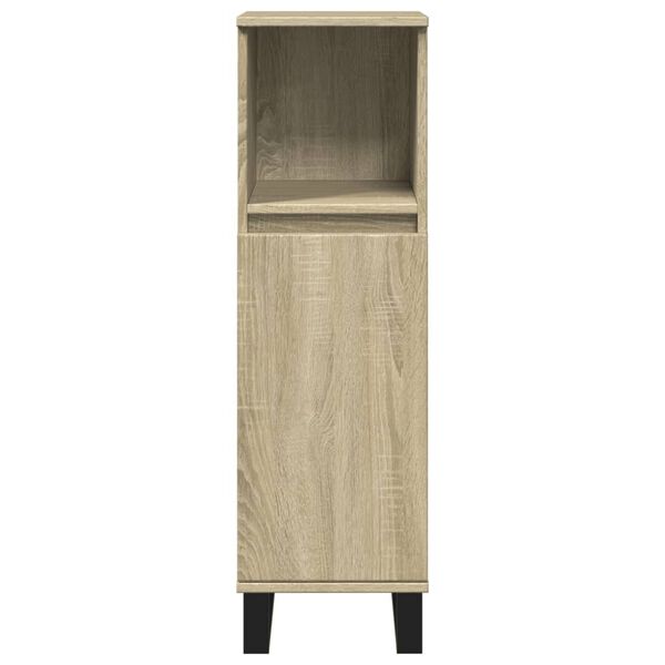 vidaXL Armoire salle de bain chêne sonoma 30x30x100 cm