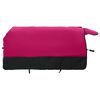 vidaXL Couverture &Eacute;quine Rose et Noir 95 cm Polyester