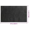 vidaXL Couverture de piscine Noir 975 x 488 cm PE