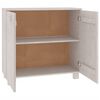 vidaXL Buffet HAMAR Blanc 85x35x80 cm Bois massif de pin