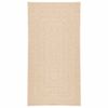 vidaXL Tapis ZIZUR beige 80x150 cm aspect de jute int&eacute;rieur ext&eacute;rieur