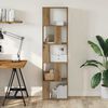 vidaXL Biblioth&egrave;que 5 niveaux ch&ecirc;ne artisanal bois ing&eacute;nierie