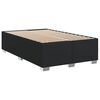 vidaXL Sommier &agrave; lattes de lit avec matelas noir 120x190 cm similicuir