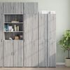 vidaXL Armoire murale sonoma gris 50x42,5x40 cm bois d'ing&eacute;nierie