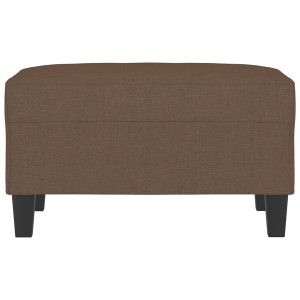 vidaXL Repose-pied Marron 70x55x41 cm Tissu