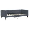 vidaXL Lit de jour avec matelas gris fonc&eacute; 90x190 cm velours