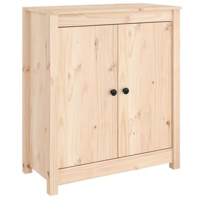 vidaXL Buffets 2 pcs 70x35x80 cm bois massif de pin