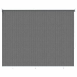 vidaXL Store enrouleur ext&eacute;rieur &agrave; 90% de blocage UV Gris clair HDPE
