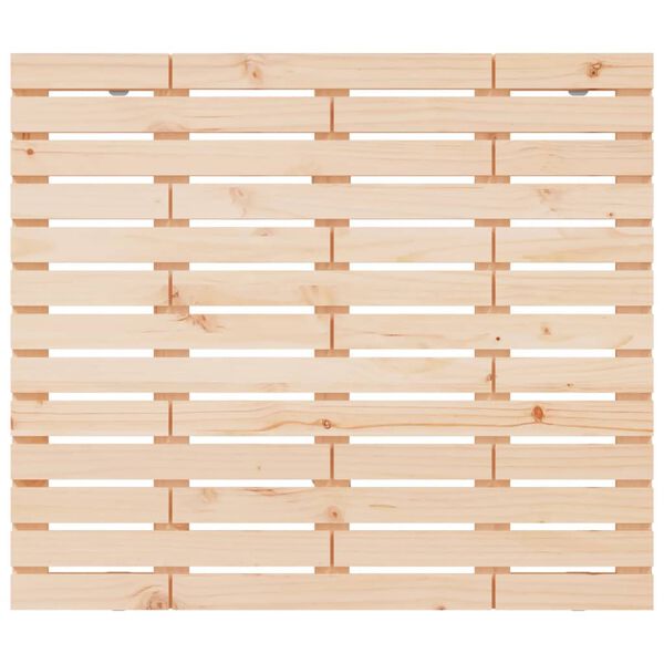 vidaXL T&ecirc;te de lit murale 141x3x91,5 cm Bois massif de pin