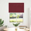 vidaXL Store pliss&eacute; rouge bordeaux 100x150 cm largeur du tissu 99,4 cm