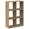 vidaXL &Eacute;tag&egrave;re s&eacute;paratrice de pi&egrave;ce ch&ecirc;ne artisanal 69,5x29x103,5 cm
