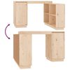 vidaXL Bureau 110x50x75 cm Bois massif de pin