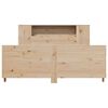 vidaXL Cadre de lit sans matelas 140x190 cm bois de pin massif