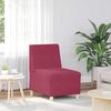 vidaXL Unit&eacute; de Sofa Modulaire Sans Accoudoirs 3 pcs Bordeaux