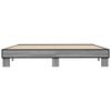 vidaXL Cadre de lit sans matelas sonoma gris 180x200 cm