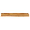 vidaXL Dessus de table &agrave; bord vivant 100x20x2,5cm bois massif manguier