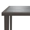 vidaXL Table de jardin gris 48x48x37 cm acier