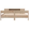 vidaXL Lit biblioth&egrave;que sans matelas 180x200 cm bois massif de pin
