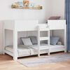 vidaXL Lit Superpos&eacute; pour Enfants Blanc 100 x 190 cm Bois d'ing&eacute;nierie