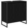 vidaXL Cabinet de salle de bain Ch&ecirc;ne noir 60 x 30 x 60 cm