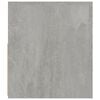 vidaXL Tables de chevet 2 pcs avec LED Gris béton 60x35x40 cm