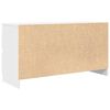 vidaXL Meuble TV blanc 100x35x54 cm bois d'ing&eacute;nierie