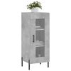 vidaXL Buffet Gris b&eacute;ton 34,5x34x90 cm Bois d'ing&eacute;nierie