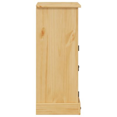 vidaXL Armoire de salle de bain Corona 70x33x80 cm bois de pin massif