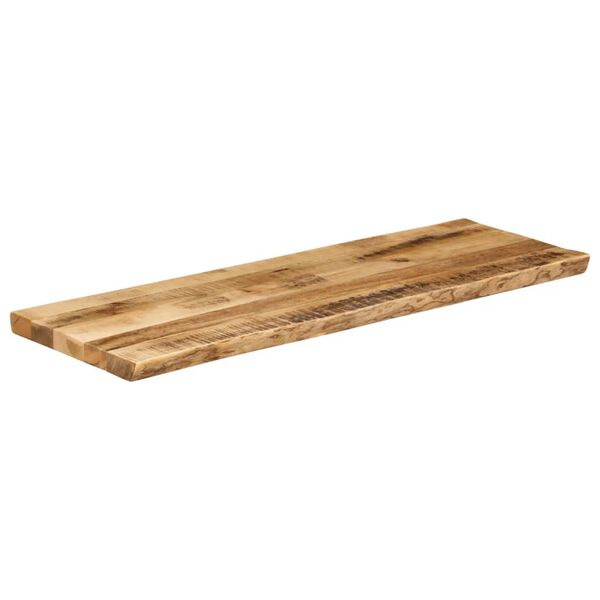 vidaXL Dessus de table bord vivant 110x40x2,5 cm bois de manguier brut