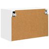 vidaXL Meuble TV mural Blanc 59,5 x 31 x 40 cm Bois d'ing&eacute;nierie
