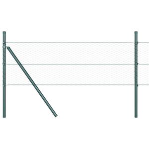vidaXL Cl&ocirc;ture hexagonale de fixation au sol pour ext&eacute;rieur 10 x 0,4 m