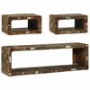 vidaXL Ensemble meuble TV 3 pc Multicolore 100 x 30 x 32 cm